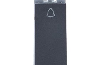 Wipro Northwest Nowa 6A Bell Push, Silver Grey (pack of 20)