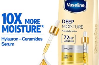 Vaseline Deep Moisture Non Sticky Body Lotion with Ceramide Hyaluron10X More(725 ml)