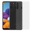 Kite Digital Compatible with Samsung A21 Back Screen Protective Film Carbon Fiber Skin Transparent Screen Guard Sticker