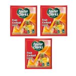 Foster Clark Fruit Cocktail Flavored Powder Drink 20g Packet – Makes 1.5L (3 x 20g) | Imported Drink Mixes | Rich Beverage Mix for Instant Refreshment