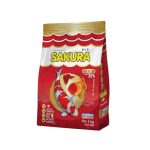 Sakura Goldfish Food | 2 kg, Small 2mm Pellets | Colour & Immunity Enhancing | Astaxanthin, Krill & Vitamin Complex Formula