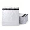 BonKaso Poly Courier Bags with POD Sleeve | 52 Micron Tamper Proof Waterproof Security Envelopes Cover | Self Adhesive Shipping Mailers for E Commerce Packaging