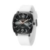 Daniel Hechter Paris Vaneau Collection Analog Watch for Men – Water Resistant Quartz Movement, Date Display with Silicon Strap