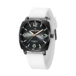 Daniel Hechter Paris Vaneau Collection Analog Watch for Men – Water Resistant Quartz Movement, Date Display with Silicon Strap