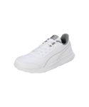 Puma Mens Dazzler White-Smokey Gray-Silver Sneaker – 11 UK (39178204)
