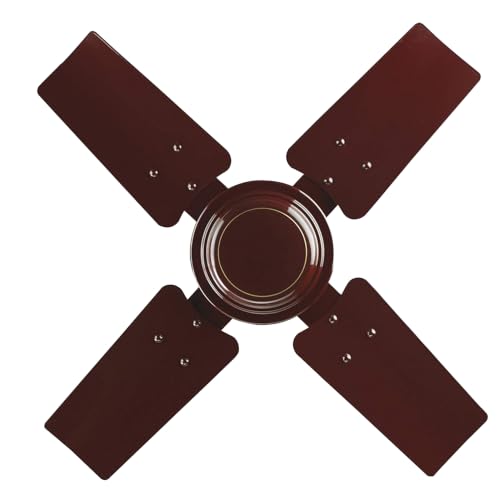 Bajaj Maxima 600 MM Ceiling Fan | High Speed | Double Ball Bearing | Quick-start High Torque Motor | 2-Yr Warranty 【Brown】