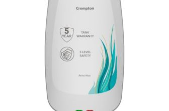 Crompton Arno Neo 5.9 Litre Instant Water Heater | 3 kW Heating Element | Food Grade SS Tank | 6 Bar Pressure Rated | Advanced 3-Level Safety | 5 Years Tank Warranty