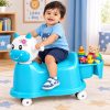 DUGGY RIDEON BLUE POTT MUSICAL TRICYCLE FOR BABY-01 Tricycle(Light Blue, White)