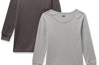 Amazon Brand – Jam & Honey Boys & Girls Slim Fit Thermals (JH-AW21-THTOP_Multi 2_10-11 Years)