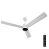 Bajaj Classico Sleek Neo 5S 1200MM BLDC Ceiling Fan with Remote|LED speed indicator|BEE 5 Star Rated Energy Efficient|Power Saving|Sleek Compact Design|High Air Delivery|2Yr Warranty|White & Black