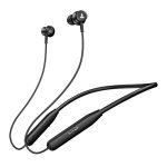 boAt Rockerz 113, 40 Hours Battery, Dual Pair, Fast Charge, ENx Technology, App Support, Magnetic Buds, Bluetooth Neckband, Wireless in Ear Earphones with Mic (Active Black)