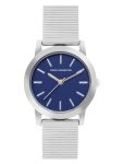 French Connection 3 Hands Blue Dial Round Analog Watch for Women – FCS06SM
