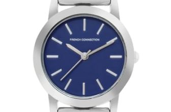 French Connection 3 Hands Blue Dial Round Analog Watch for Women – FCS06SM