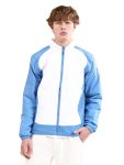 The Indian Garage Co Men Blue Regular Fit Colourblocked Bomber Jacket