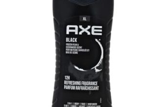 Axe Black 3 In 1 Body, Face & Hair Wash for Men, Long-Lasting Refreshing Frozen Pear & Cedarwood Fragrance for Up To 12hrs, Natural Origin Ingredients, Removes Odor & Bacteria, No Parabens, Dermatologically Tested, 400ml