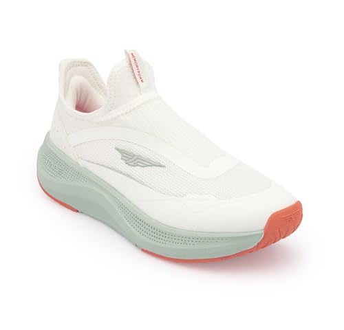 Red Tape Women’s Walking Slip-On Shoes Green/Orange