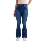 Dion Blue High Waist Flared Softlex Jeans