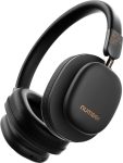 Number Headit Pro 100H Battery, Dual Pairing, 40mm Hi-Bass Drivers, AI ENC, 35ms Gaming Bluetooth & Wired(Pro Black, On the Ear)