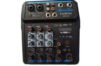 Kadence AGU04 4 Channel Analog Mixer with Effect (Bluetooth and USB PLayer)