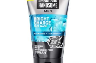 Smart And Handsome Men Bright Charge Face Wash | Brightens Dull Skin | Instant Freshness | 150G | Anti-Pollution | Anti-Dullness | With Niacinamide | Reduces Dark Spots | For All Skin Types