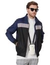 Amazon Brand – Symbol Men’s Light Weight Lined Jacket_AW20-LW-SY-25_Blaze Blue+L.Grey_2XL