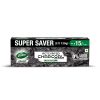 DABUR Herb’L Activated Charcoal Toothpaste 240G (120G x2, Pack of 2)|Whitening Black Gel Toothpaste|Fluoride Free|Fights Plaque & Extrinsic Stains|With Power of Mint|Cool & Refreshing Mouth Experience