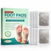 Foot patch (10 pcs) Herbal And Gentle Ingredient Detox Toxin Removal with Bamboo Vinegar and Acupoint Micro-Massage Technology,Natural Ingredients for Sleep Aid, Pain Relief,gel foot pads ,Foot patch (10 pieces)