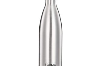 Amazon Brand – Solimo Stainless Steel Insulated 24 Hours Hot or Cold Bottle Flask, 1000 ml, Silver