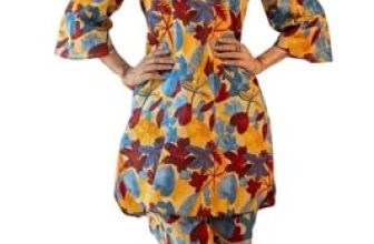 Kalaanj Women coords Set || Kurta Set for Women (SP336-S) Sky Blue