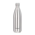 Amazon Brand – Solimo Stainless Steel Insulated 24 Hours Hot or Cold Bottle Flask, 1000 ml, Silver