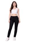 Shiv Textiles Women’s Polyester Solid Trackpant (Pack of 3 Track Pant) (BL-Pack-M) Black