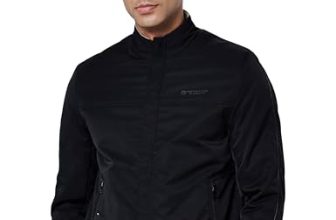 Qube By Fort Collins Lightweight Jacket for Men with Hood – Fashionable, Light Winter Jacket for Casual Outerwear