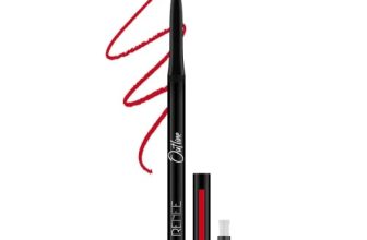 RENEE Outline Lip Liner With Built-in Sharpener 05 Charlotte 0.35gm, Long Lasting & Smudge Proof, Matte Finish & Rich Color Payoff, One Swipe Application