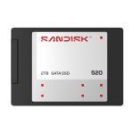 SanDisk® 520 SATA SSD 500GB, 2.5-inch Internal Solid State Drive, Up to 560MB/s Read Speed, 3D NAND, Up to 1000TBW Endurance, 5-Year Limited Warranty