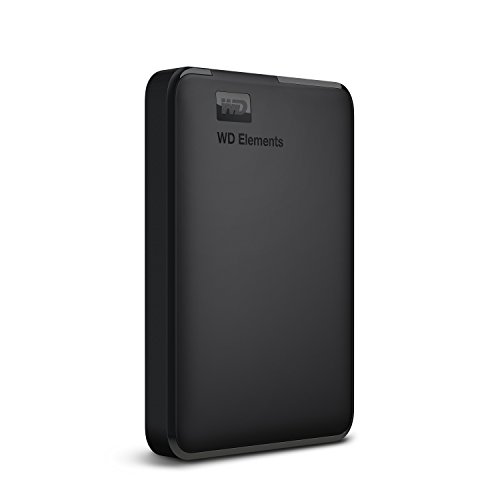 4TB Elements Portable HDD, Black USB 3.0, Compatible with PC, PS4 and Xbox, External HDD (WDBHDW0050BBK-EESN)