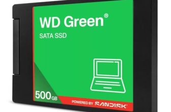 Western Digital WD Green SATA 500GB, Up to 545MB/s, 2.5 Inch/7 mm, 3Y Warranty, Internal Solid State Drive (SSD) (WDS500G5G0A-00CPT0)