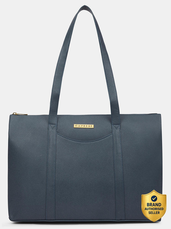 Caprese Basil Tote Large Navy Blue Bag for Women Shoulder Bag(Blue, 1 L)