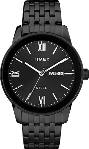 TIMEX Trend Round 41mm Black Dial Analog Men Watch – TW2T50400AP
