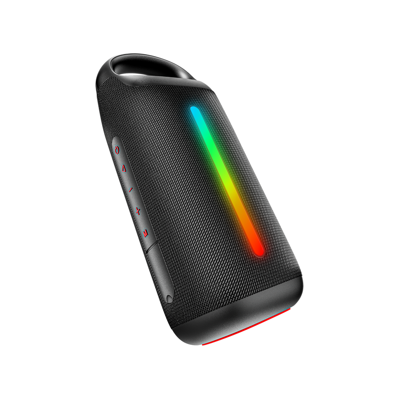boAt Stone Arc Pro Plus, Spatial Audio, 78mm Drivers, 12H Battery, RGBs & App Support 45 W Bluetooth Home Audio Speaker(Raging Black, Mono Channel)