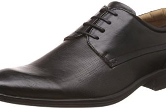 Bata Men’s 8216 AVISON E Formal Derby Lace-Up Shoes for Men|Native-Inspired Comfort with Timeless Design |Ideal for Formal Wear|| Office|Daily Use||Outdoor Events Size- 7 Black