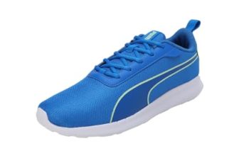 PUMA Mens Keftrun Racing Blue-Speed Green-White Sneaker – 6 UK (39583303)