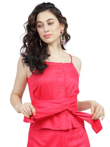 Tokyo Talkies Women Regular Fit TTTP004832 Pink L