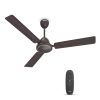 Havells 1200mm Ambrose DX BLDC Motor Ceiling Fan for Home | Remote Controlled, High Air Delivery Fan | 5 Star Rated, Upto 60% Energy Saving| Power: 380 RPM| 2 Year Warranty | (Pack of 1, Brown)
