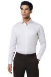Van Heusen Men Cotton Slim Fit Shirt (VHSFFSLBO98383_White, 44
