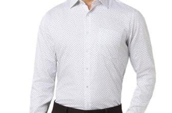 Van Heusen Men Cotton Slim Fit Shirt (VHSFFSLBO98383_White, 44
