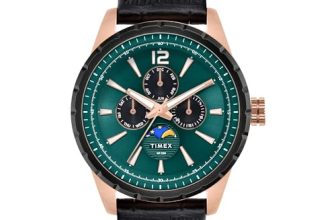 TIMEX Green Round Dial Analog Men’s Watch – TWEG28500