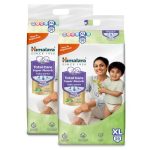 Himalaya Total Care Super Absorb Baby Pants Diaper | Size XL (Extra Large) 112 Count | Pack of 2 | 12-17 kg | Breathable & Rapid Zig Zag Absorption | Keeps Skin Calm & Rash Free