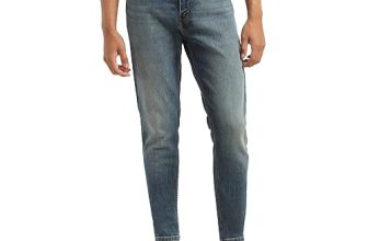 Levi’s Men’s 512 Slim Tapered Fit Mid-Rise Light Fade Stretchable Jeans Dark Blue