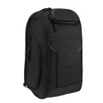 F Gear Hex Black 30L Anti-Theft Tech Laptop Backpack, USB & Type-C, Lock