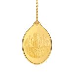 Malabar Gold & Diamonds 24K (999) Gold Coin Pendant 2 grams |Gold Coin cum Pendant for Birthday, Wedding, Akshaya Tritiya & Festive Gift, Goddess Laxmi Impression